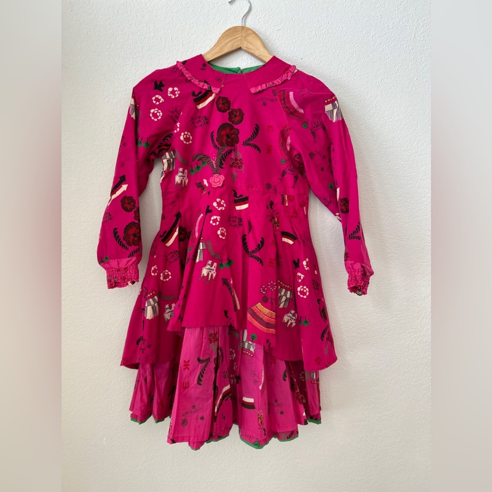 Oilily “Around the World” graphic print dress